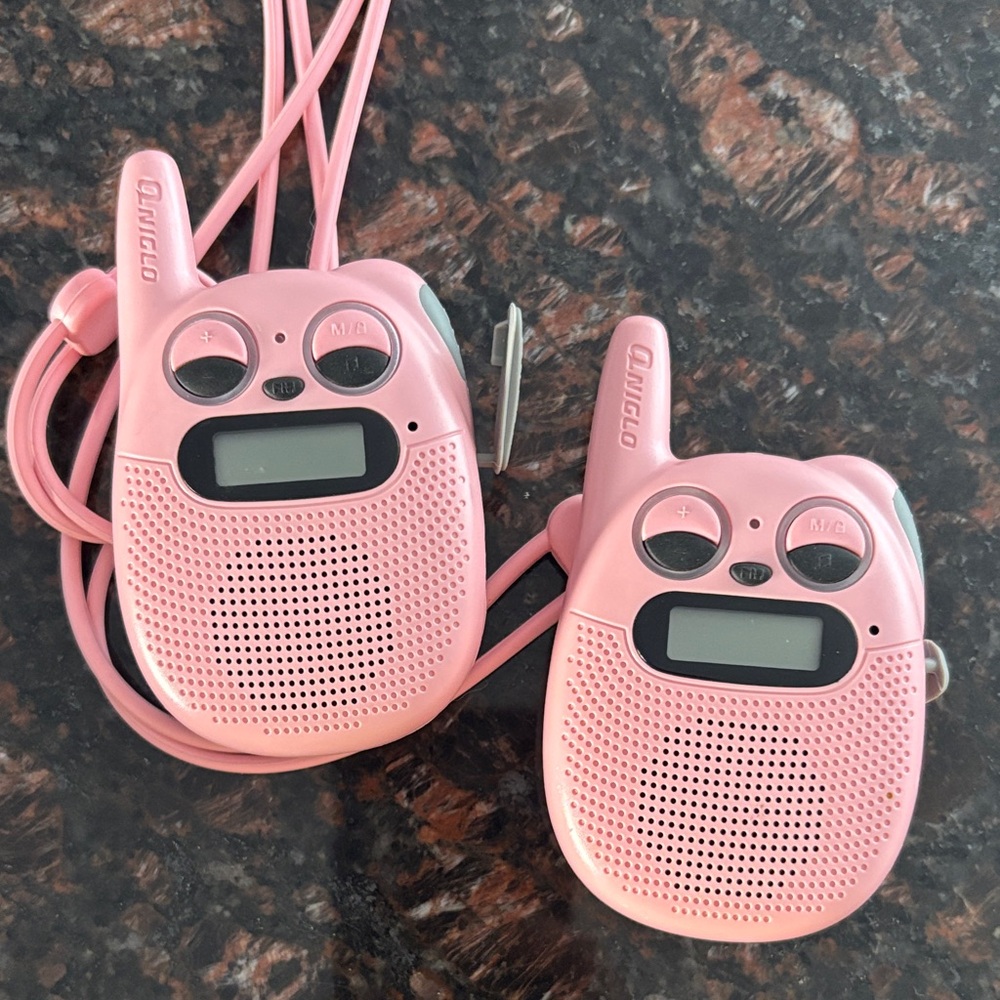 Onn Pink Walkie Talkies